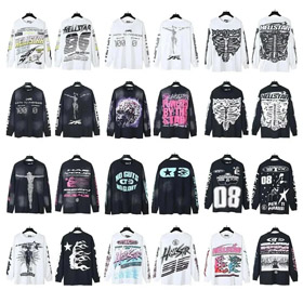 HELLSTAR graphic print long sleeve T-shirt-4428  